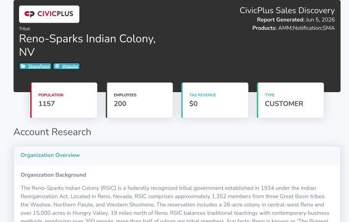 Sales Discovery Briefs